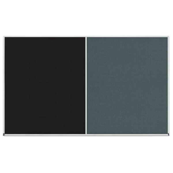 Enclosed Corkboard, 1 Door, 48"x36", 4" Fra
